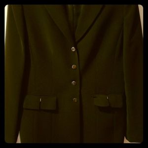 Tahari black pant suit